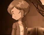 A flashback of Aelita in the lab.