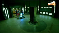 Lyoko Warriors, along with William, ready to shut down the supercomputer.