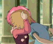 Aelita-XANA bacia a Nicolas.