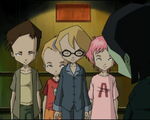 Lyoko Warriors in a mission at night.