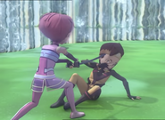 X.A.N.A.-Aelita and Ulrich frozen