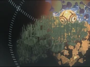 Sectorul împădurit pe holomap.