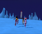 Code Lyoko - The Ice Sector - Icy Rock Formations