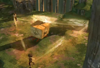 Code-lyoko-ulrich-uses-triangulate-on-a-blok-in-the-forest-sector