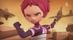 Aelita prepares to fight.