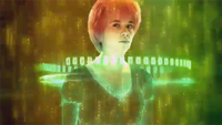 Aelita is scanned before lastly being virtualized into Lyoko.