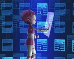 X.A.N.A. Aelita about to enter Code X.A.N.A.