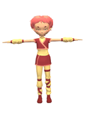 Aelita's Season 2-3 avatar from a 360 degree view.