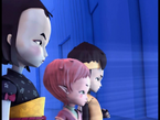 Ulrich with Aelita and Yumi