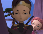 Aelita surprises Ulrich.