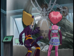 Odd and Aelita in the Amazonian lab.