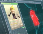 The screen shows the injury window when a Lyoko Warrior is hit.