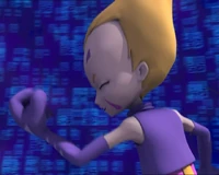 Odd surfs around the Celestial Dome on his Overboard.