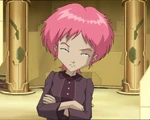 Odd cuts in front of Aelita to get into the scanner. Hasn't he ever heard of "ladies first"?