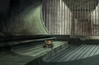 Checking out the sewer in Swarming Attack.