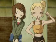 Maïtena and Caroline mocking Sisi