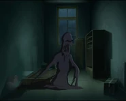 Specter creeping into a dorm room.
