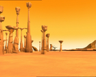 Code Lyoko - The Desert Sector - Spikes and Columns