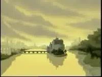 The Factory is seen, with the city over on the far left side.