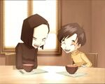 With Yumi in a flashback in Lost At Sea.