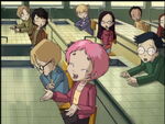 Giggling at Aelita.