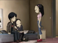 Yumi pretends to be in love with William clone.jpg (175 KB) Yumi pretends to be in love with William clone to distract Sissi