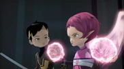 Dos campos de energía en Código Lyoko: Evolución.
