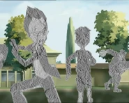 Petrificar.jpg (89 kB) Los alumnos de Kadic petrificados.