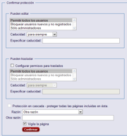 Protección de un artículo.