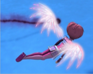Aelita y el super humo.
