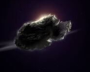 O meteorito.