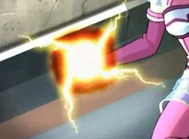 Aelita cun campo de enerxía.