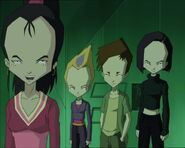 Sissi, Odd, Ulrich y Yumi.