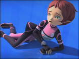 Aelita antes de ser desvirtualizada.