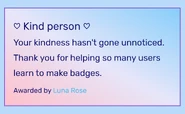 Badge Tutorial Give your friends badges