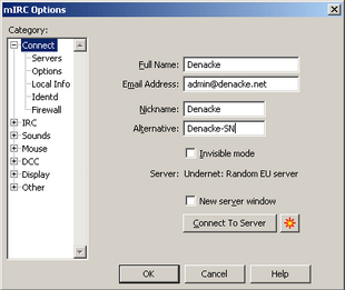 Mirc tutorial connect