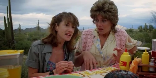 Ed together with Dot (McDormand)