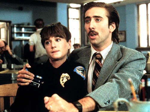 Ed (Hunter) and Hi (Nicolas Cage)