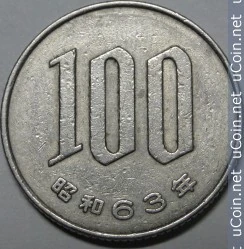 JPY 1988 100 Yen | Coin Collecting Wiki | Fandom