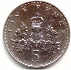 Junior Wakker worden domineren GBP 5 Penny | Coin Collecting Wiki | Fandom