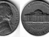 USD 1961 5 Cent D