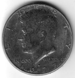 USD 1977 50 Cent D