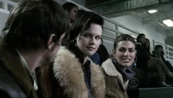 Hockey Groupie (center) in 1979