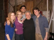 Some casts and crew on this episodes Behind the scene