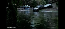 Car found underwater