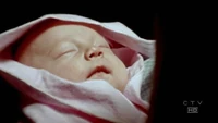 Barbara after her birth in 1964