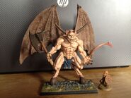 Demon prince kindly documented by Marcus Ansell (Foundry viking for scale) ©Wargames Foundry