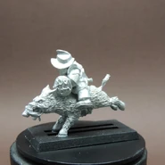 Assembled knight (pose A, head 5) - left side