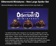 Reasoning for doing a 3th set of larger spiders (an unreleased set and the v1s)