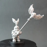 DEM069 Dwarf Lieb Knight Standard bearer front.jpg (205 KB) Standard bearer (winged scull) - front